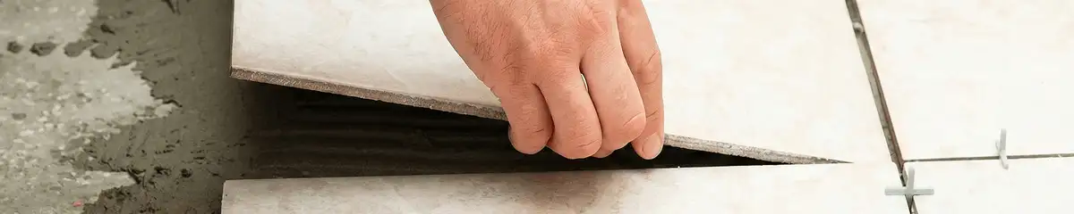 Professional installing ceramic tile floors in Salt Lake City, UT