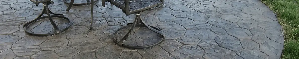 Garden relaxation area with professionally installed stone flooring in Salt Lake City UT